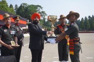 राज्यपाल गुरमीत सिंह ने अग्निवीरों को दिलाया राष्ट्रसेवा का संकल्प